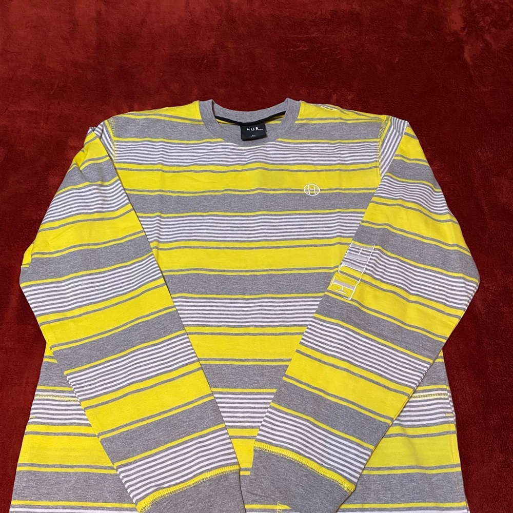 HUF Mens Long-sleeve shirt Knit Top Size Medium